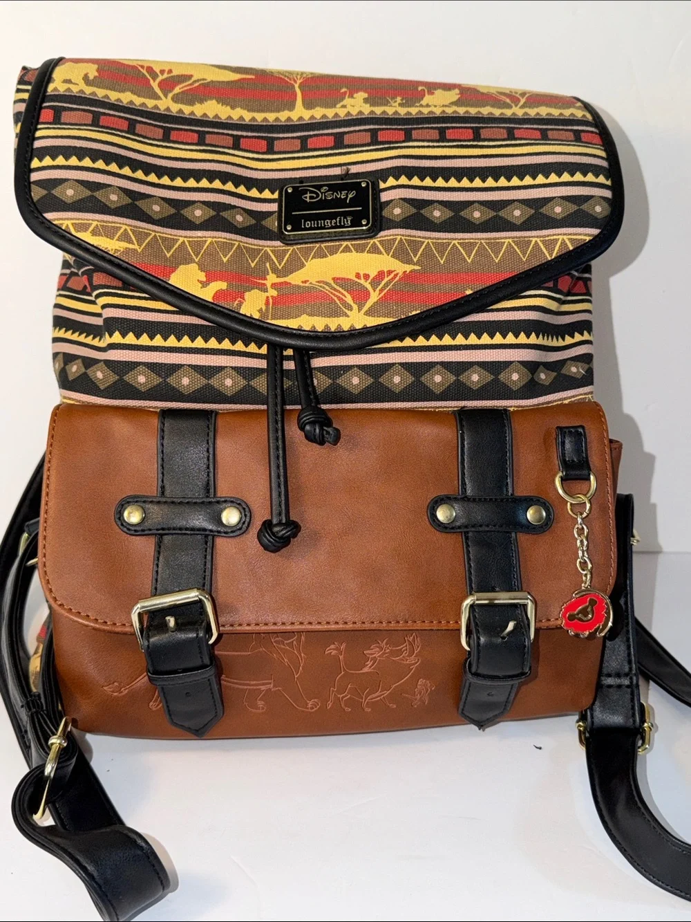 Disney Loungefly The Lion King Safari Rucksack Backpack Box Lunch Exclusive